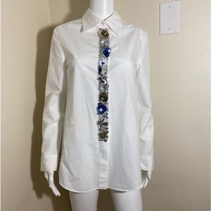 Vera Wang Collection Women’s White Shirt Size:40/6